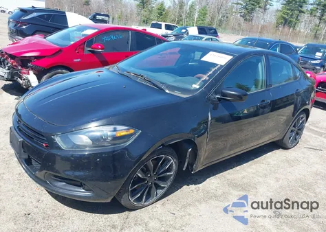 2016 Dodge Dart Sxt Sport Blacktop z USA, uszkodzony, nr VIN 1C3CDFFA7GD818286